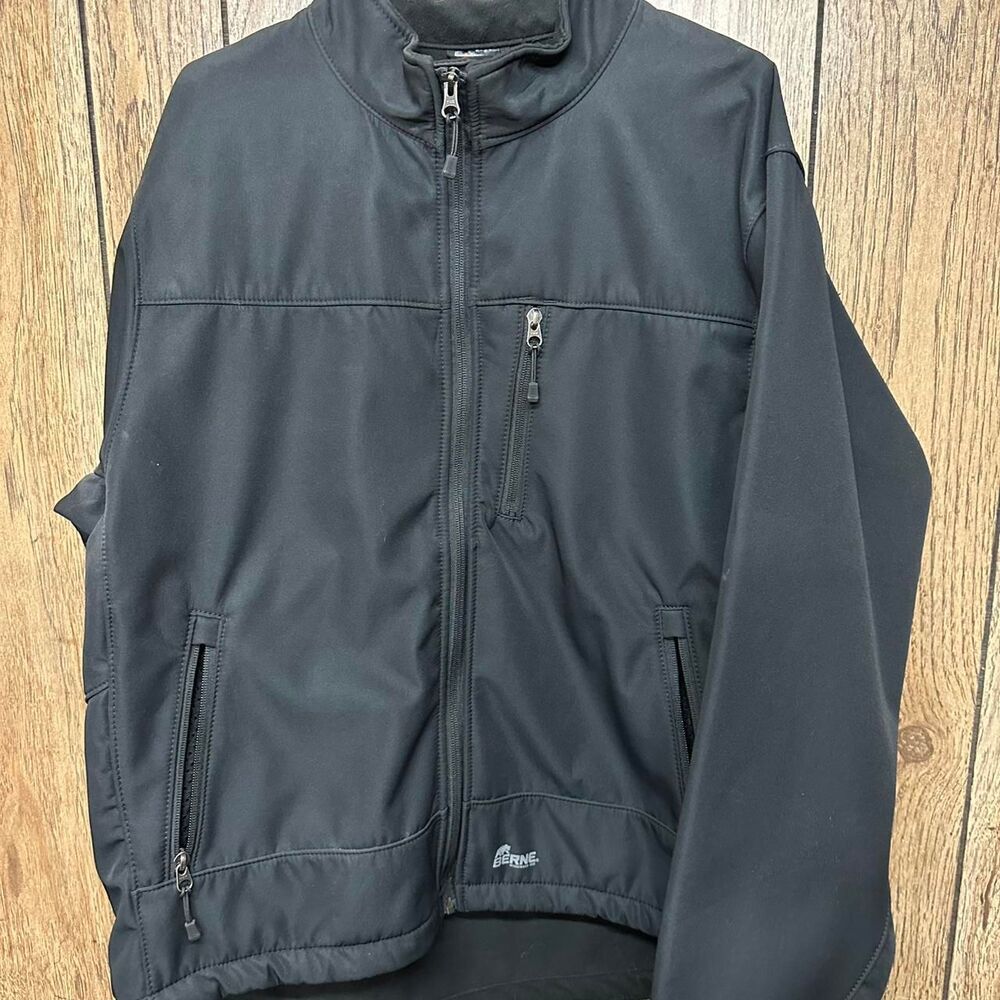 Berne Men's Grey and Black Jacket